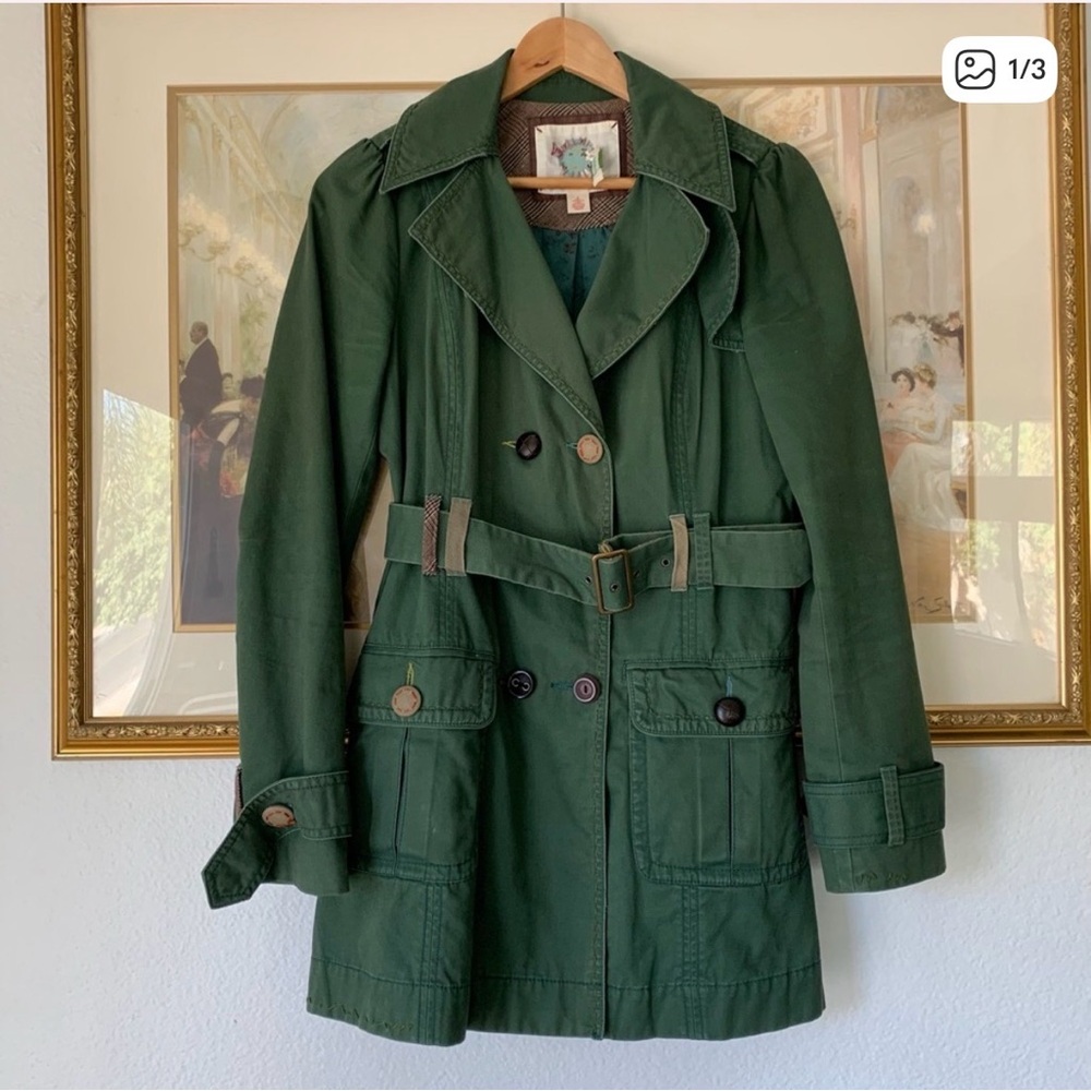 Anthro Ett Twa | Sprucewood Trench Coat Jacket